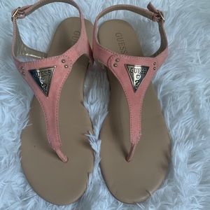 Guess pink sandals